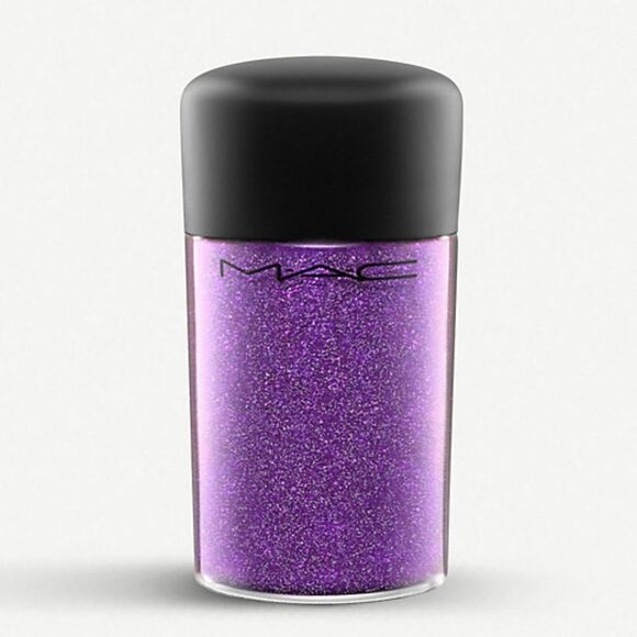 Fuscia MAC Glitter Brilliants (Sparkling Medium Dark Chunky Purple Glitter)
